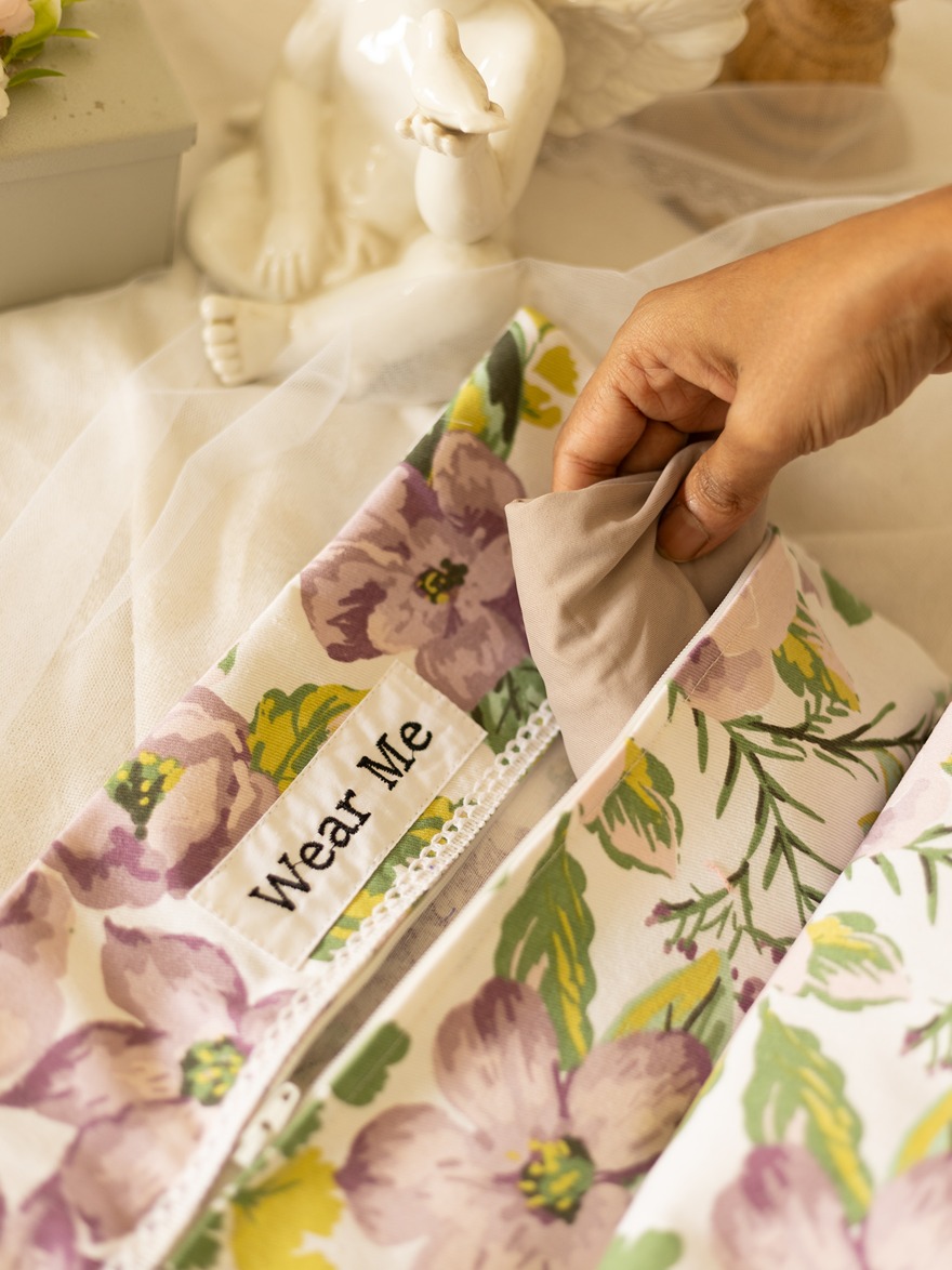 Wear Me & Wash Me - Purple Garden