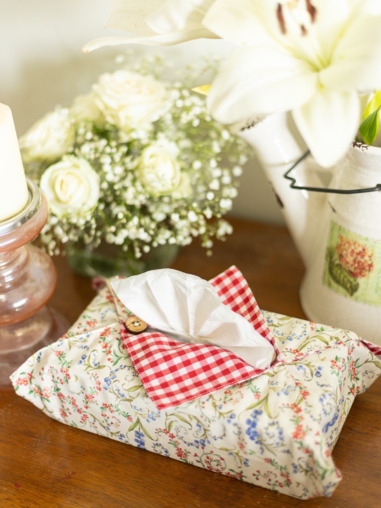 Tissue Box Cover - Whispering Wildflowers (Single Unit)