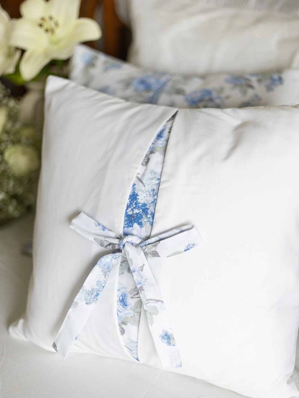 Cushion Covers - The Garden Knot - White (16