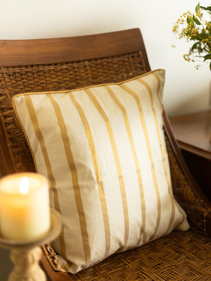 Cushion Covers - Classic Gold Stripe (16