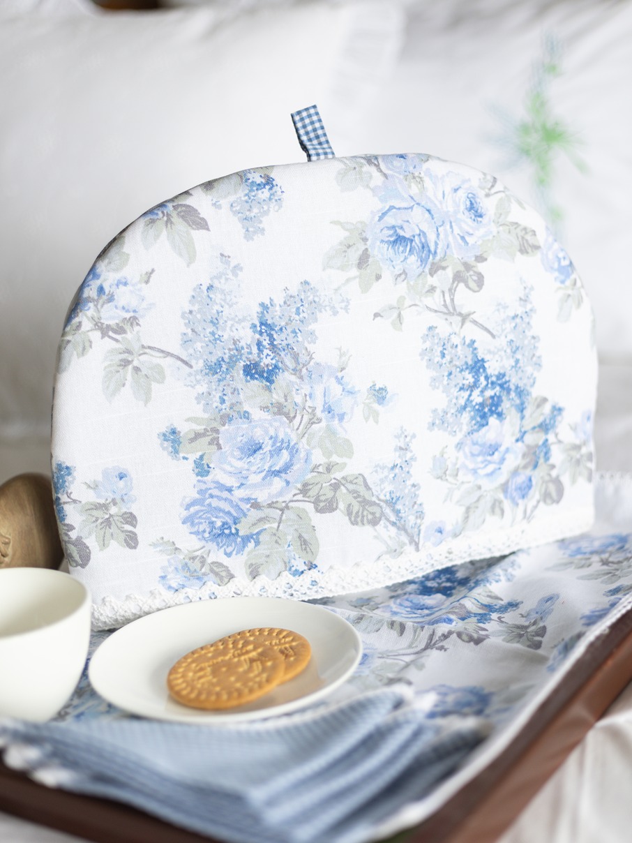 Tea Cozy Set - The Garden Knot - Blue