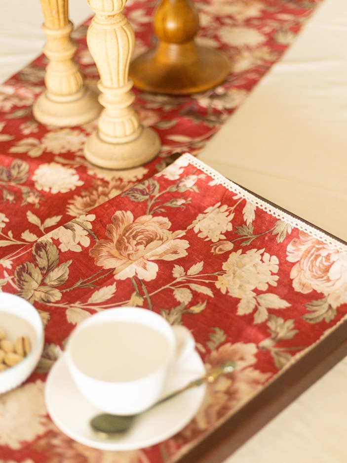 Tray Cloth - Rustic Rosewood - (Small / Large) 