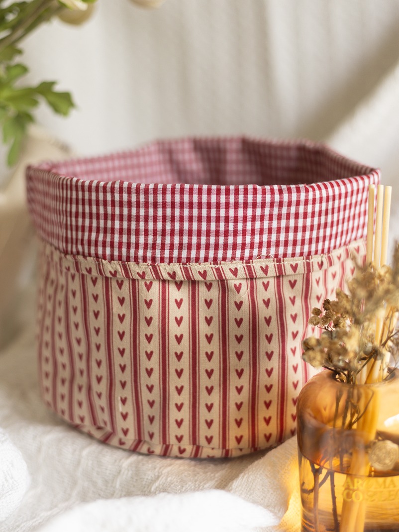 Fabric Baskets - Crimheart Themed (Reversible )
