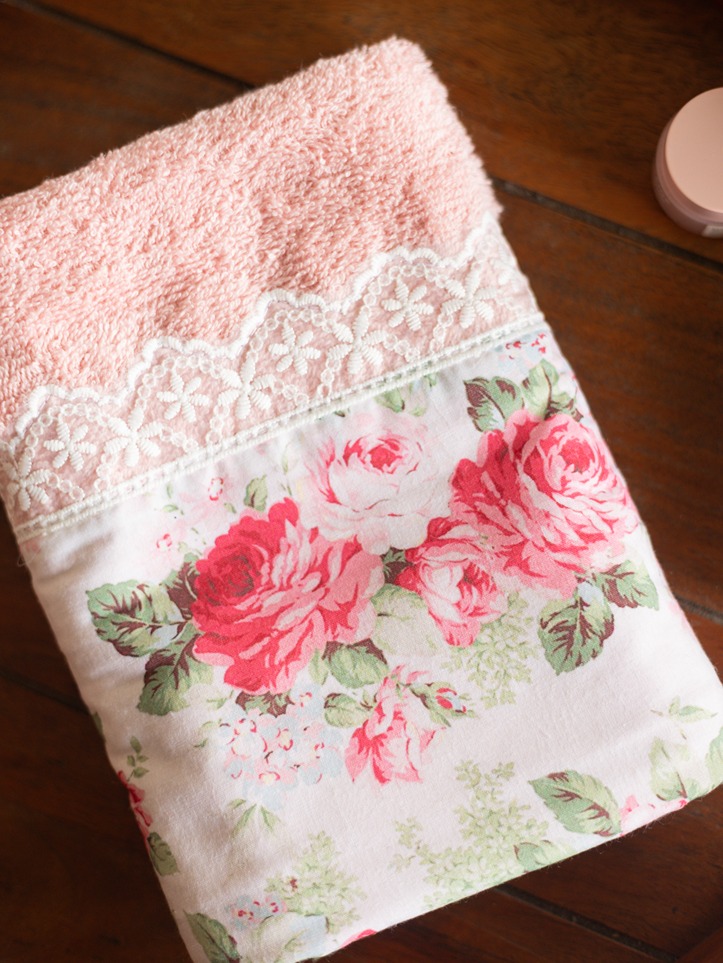 Hand Towel - Eternal Rose Collection - Pastel Pink (Size: 16