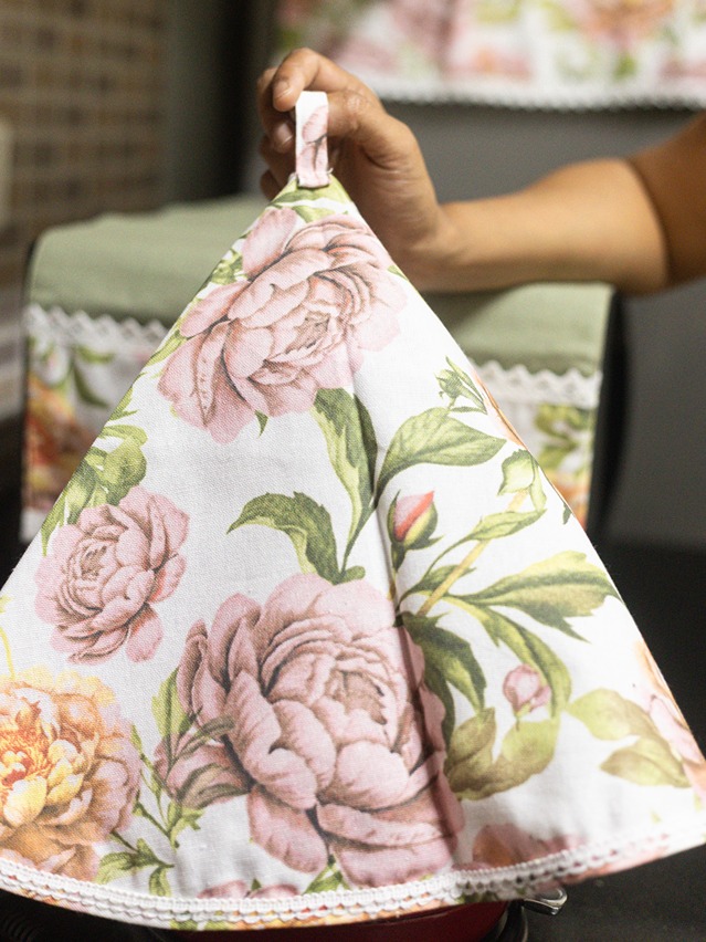 Round Appliance Cover (For Mixies, Kettles etc ) - Botanica