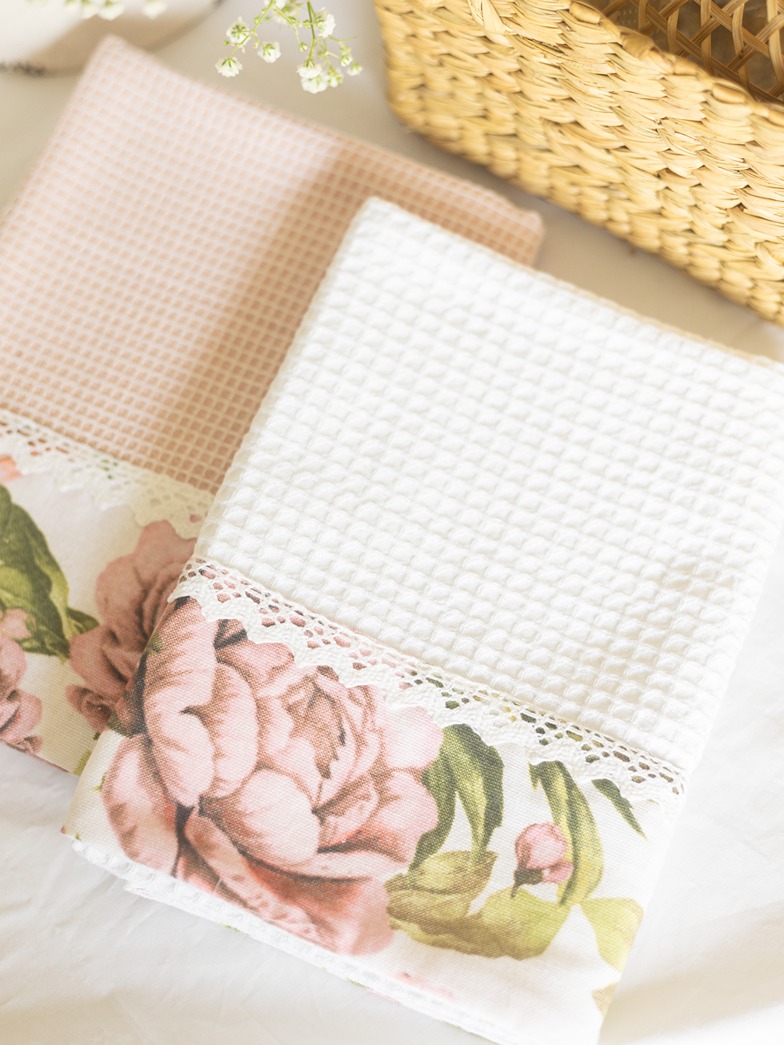 Kitchen Napkin - Botanica - Off-white (Size: 21