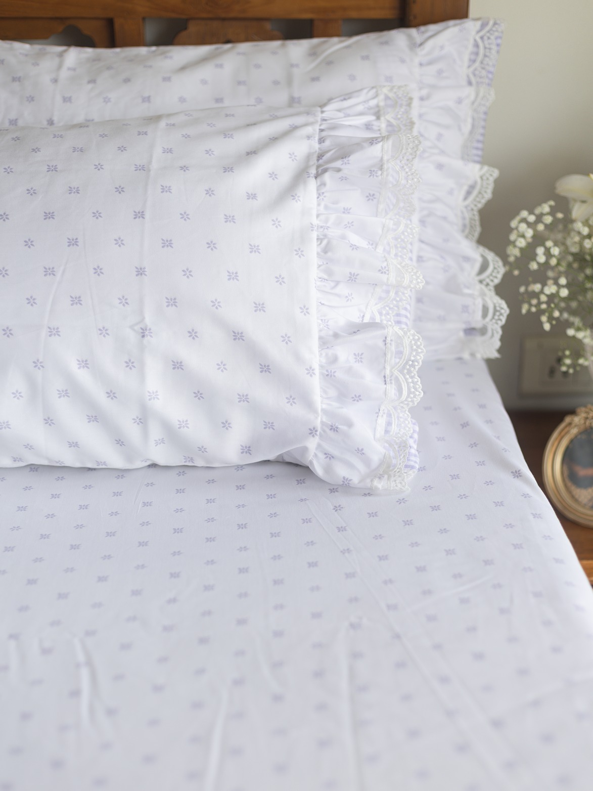 Bedding Set - Sweet Lavender Hush - (Size: king / queen)