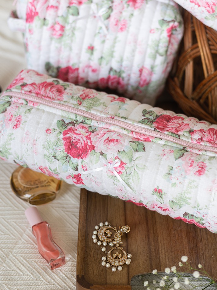 Multipurpose / Hair Iron Pouches - Eternal Rose Collection (Long size: 14