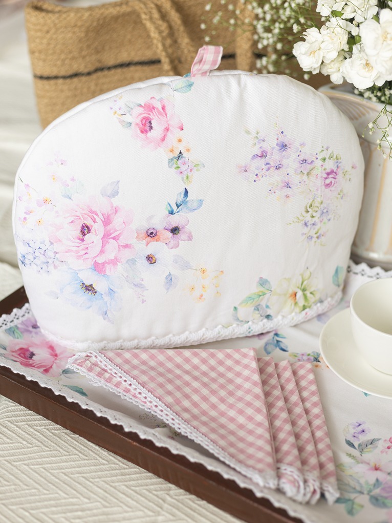 Tea Cozy Set - Rosé Elegance