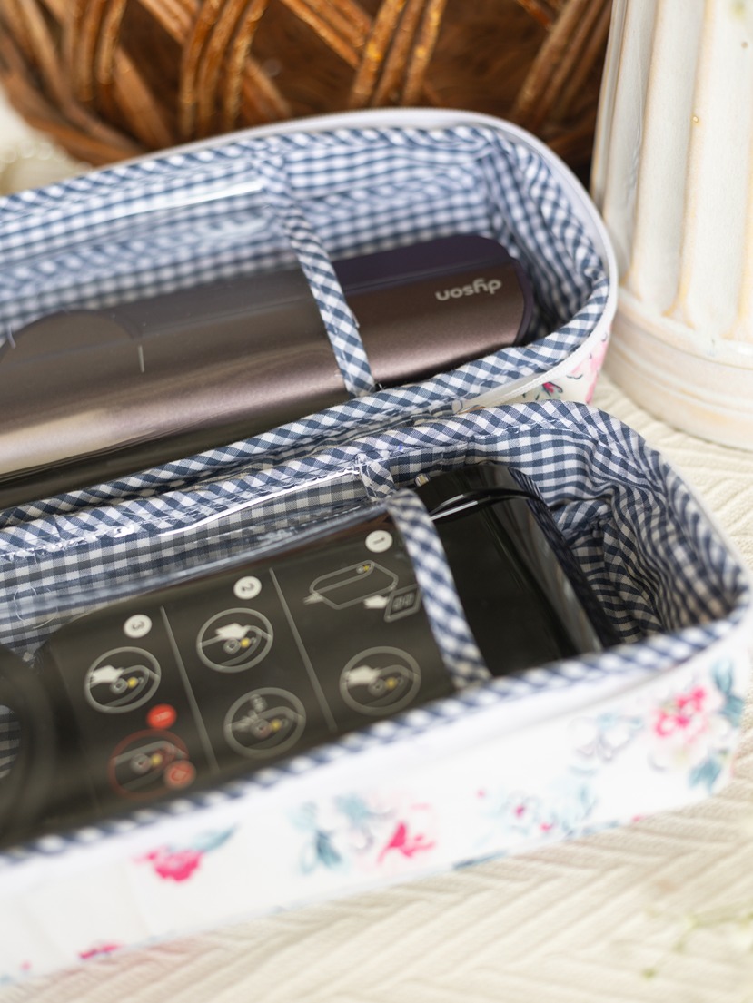 Dyson Airstrait Pouch - Blue Floral 
