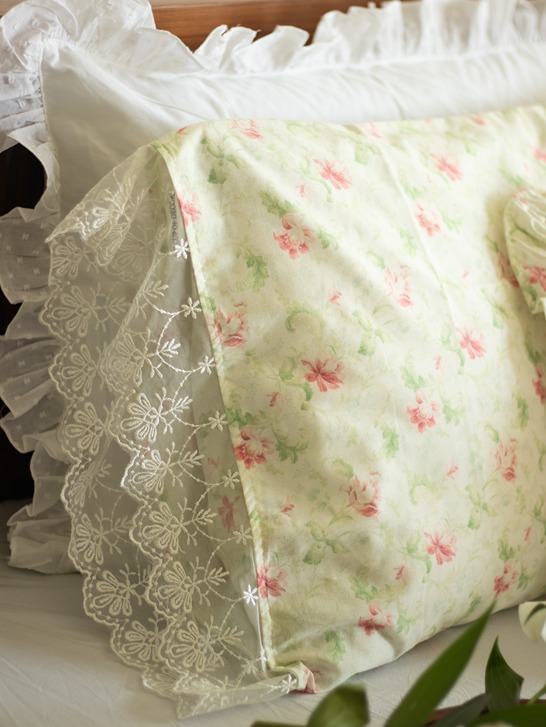 Pillow Covers - Green Floral Collection (Set of 2 units) 